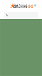 Mobile Screenshot of coaching44.com