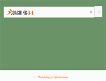 Tablet Screenshot of coaching44.com